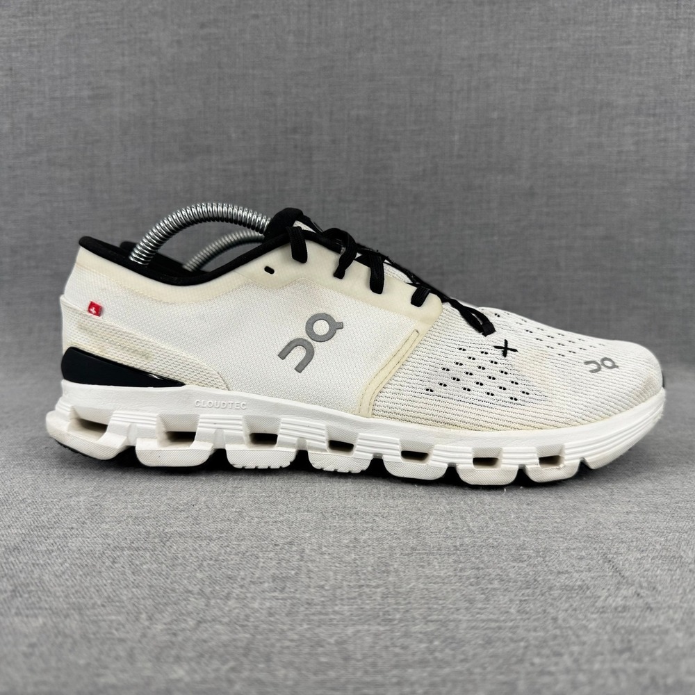 On Cloud X 4 Shoes Men Size 10.5 Ivory Running Training 3ME30040791 Sneakers